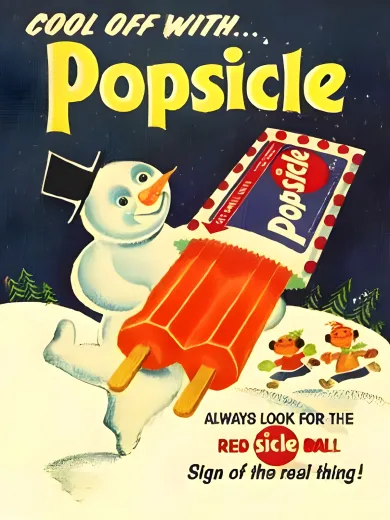 Cool Off With Popsicle Poster