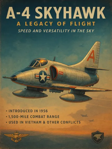 A-4 Skyhawk Legacy of Flight Poster