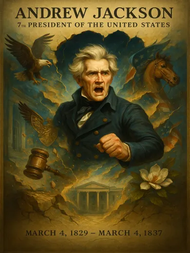 Andrew Jackson 7th President United States Poster