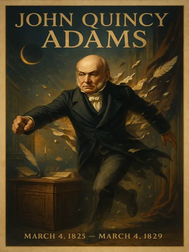 John Quincy Adams Presidency Poster