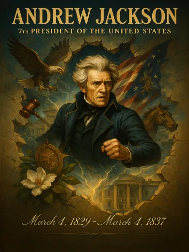 Andrew Jackson 7th President United States Poster