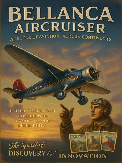 Bellanca Aircruiser Aviation Legend Poster