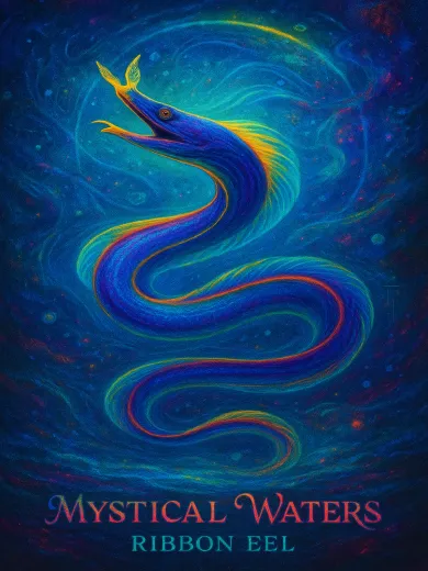 Mystical Waters Ribbon Eel Poster