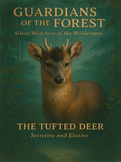 Guardians of the Forest Tufted Deer Poster