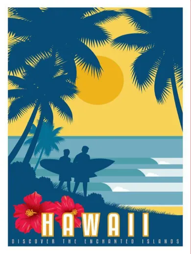 Hawaii Discover the Enchanted Islands Poster