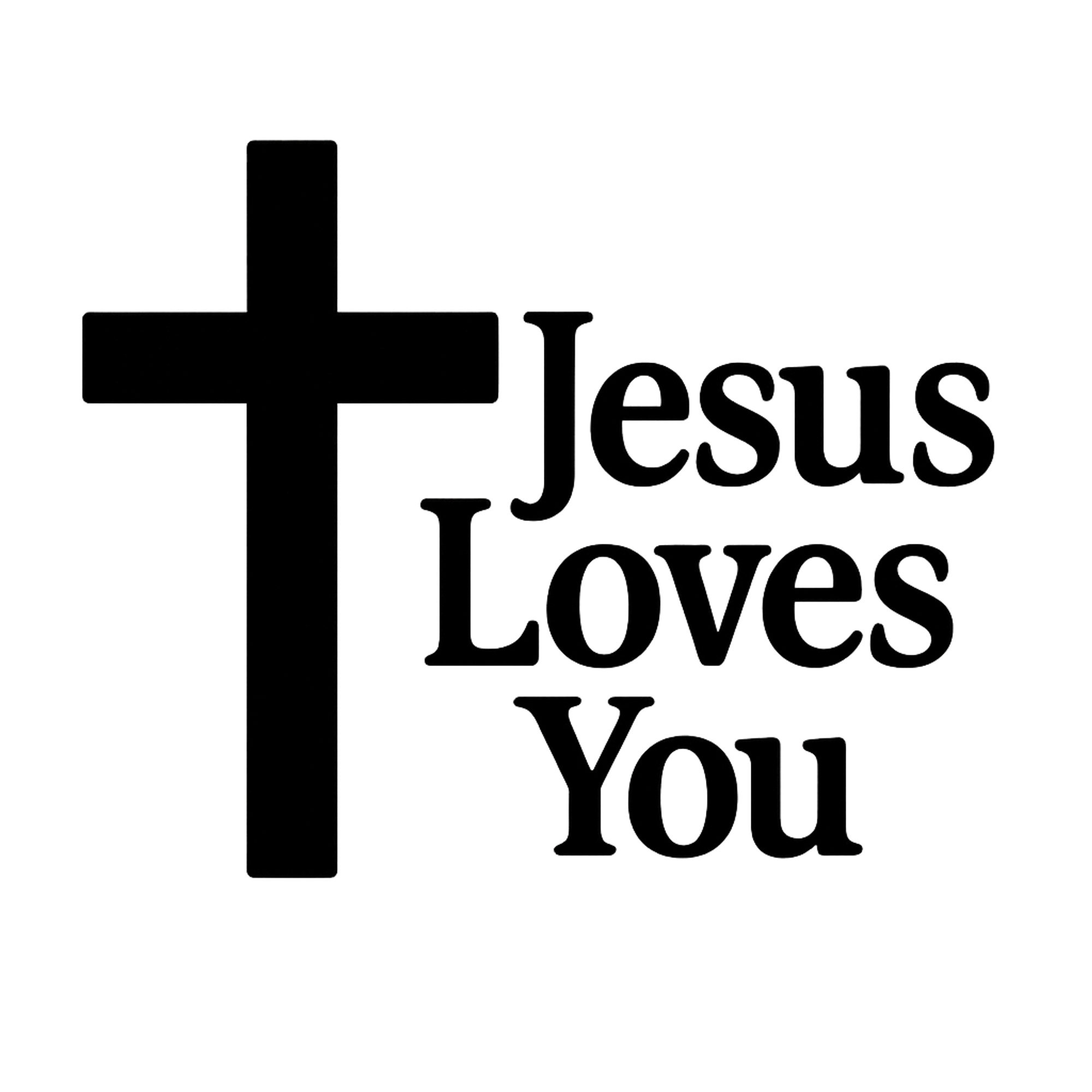 Jesus Loves You QR Code Coffee Mug