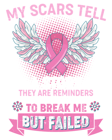My Scars Tell A Story Breast Cancer Awareness Backpack