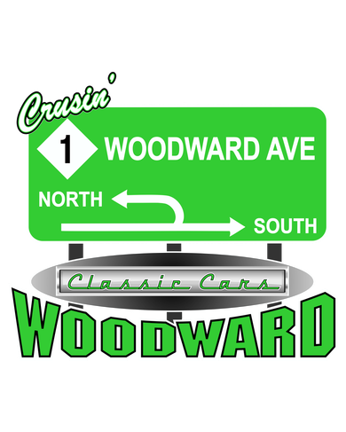 Woodward Ave Street Sign Sweatshirt