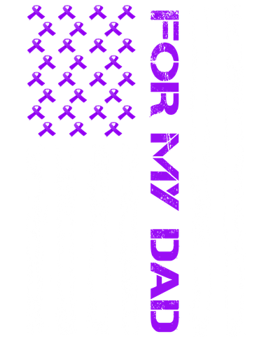 Alzheimer's Awareness For My Dad Support Flag Women's Sweatshirt