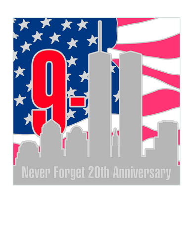 9/11 Never Forget 20th Anniversary Women's Tank Top