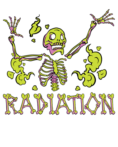 Radiation Skeleton Kids Sweatshirt