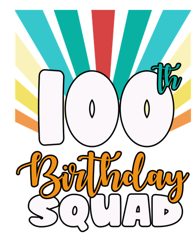 100th Birthday Squad 100 Years Old Beanie