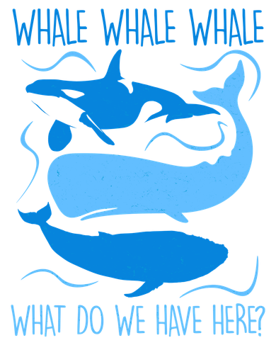Funny Whale Whale Whale What Do We Have Here? Ceramic Ornament
