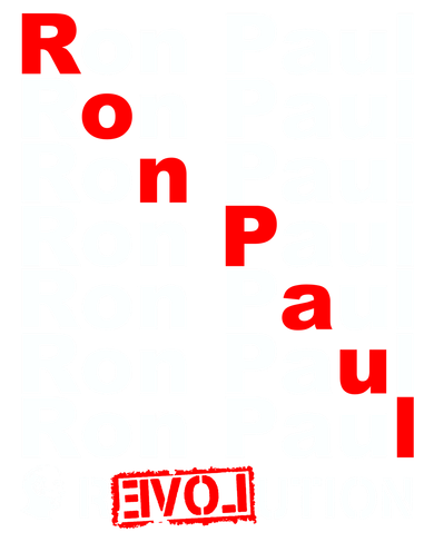Ron Paul Revolution Word Backpack