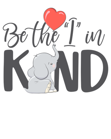 Be The I In Kind Cute Baby Elephant Women's Long Sleeve Shirt