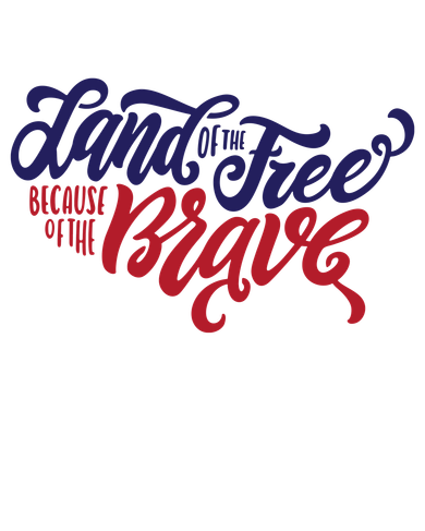 Land of the Free Because of the Brave Women's Hoodie