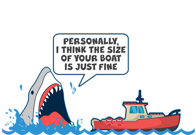 Funny Nice Shark And Fishing Boat Comic Kids Sweatshirt