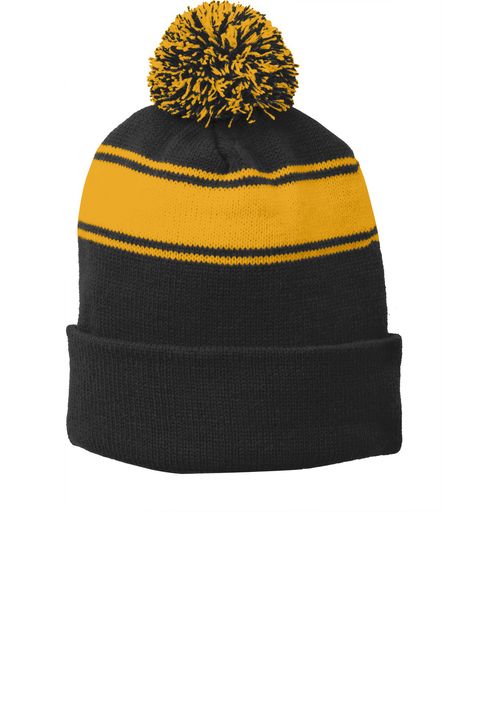 Stripe Pom Pom Beanie size chart