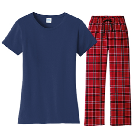 Custom Women's Flannel Pajama Set