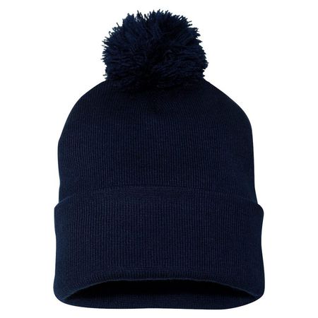 Custom Pom Pom 12in Knit Beanie