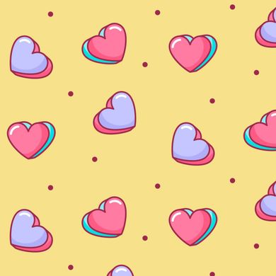 Candy Hearts Cute Valentine's Day Mousepad