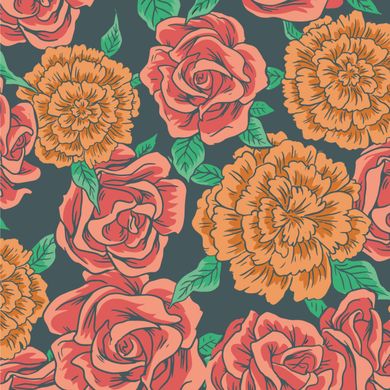 Rose Garden Flower Nature Pajama Set