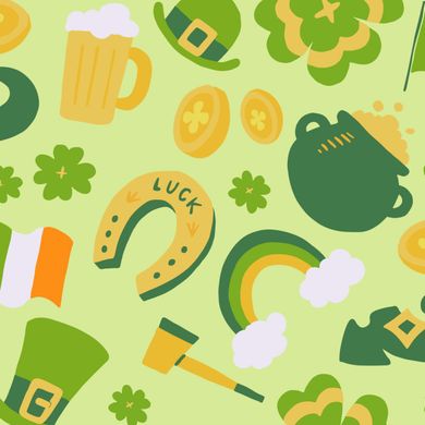 Ireland St Patrick's Day Celebration Button
