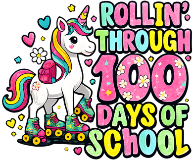 100 Days Of School Unicorn 100th Day Smarter Teacher Students Apron