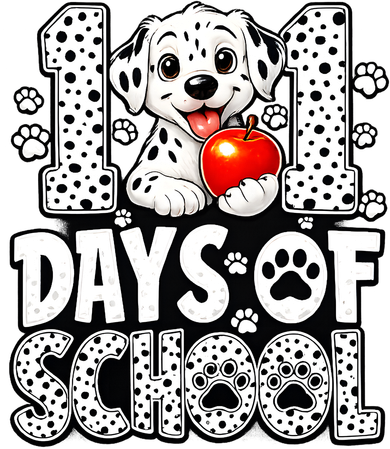 101 Days Of School 100th Day Dog Beanie