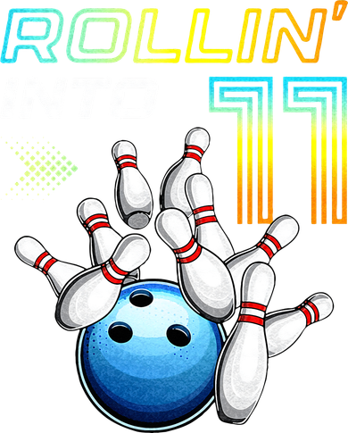 11 Year Old Bowling Retro Vintage 11th Birthday Tote Bag