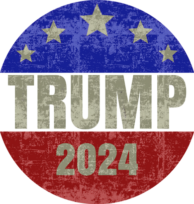 2024 Trump, Save America Again USA Flag Baby Bodysuit