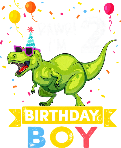 2 Year Old 2nd Birthday Boy T Rex Dinosaur T Toddler Hoodie