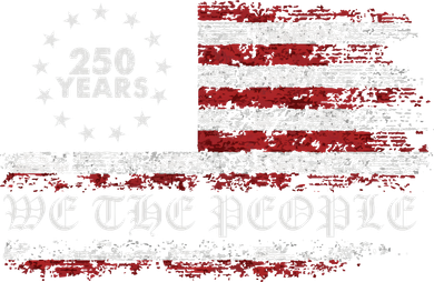 250 Years Patriotic We The People Flag America 250th Anniversary Golf Towel