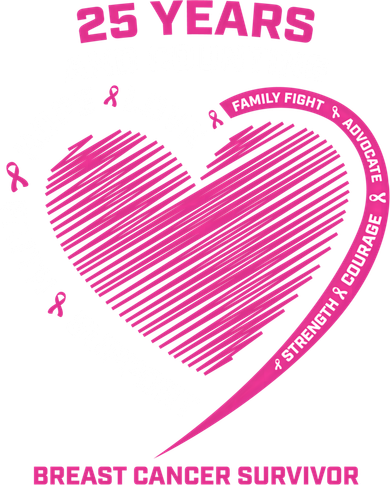 25 Year Survivor Funny Gift Mom Pink Breast Cancer Survivor Gift Tote Bag