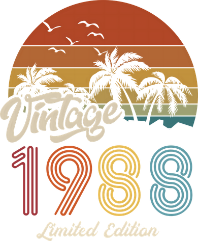 35th Birthday Vintage Limited Edition 1988 Tumbler