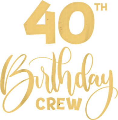 40th Birthday Crew for Gifts Birthday Party Group Family Women's Hoodie
