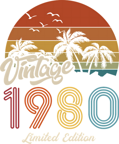 43rd Birthday Vintage Limited Edition 1980 Tank Top