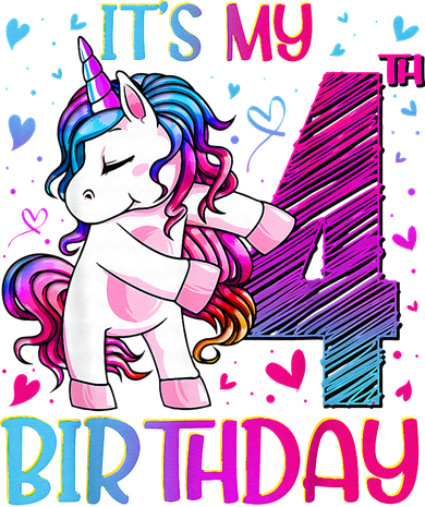 4 Years Old Unicorn Flossing 4th Birthday Unicorn Party Tumbler