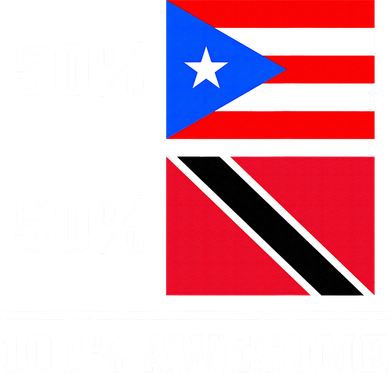 50 Puerto Rico 50 Trinidad & Tobago Puerto Rican Flag Ornament