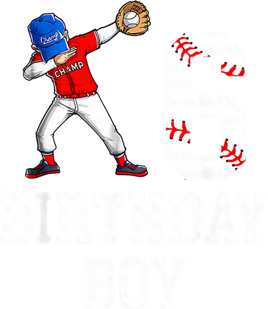 6th Birthday Baseball Big Number Six 6 Year Old Gift Toddler Sweatshirt