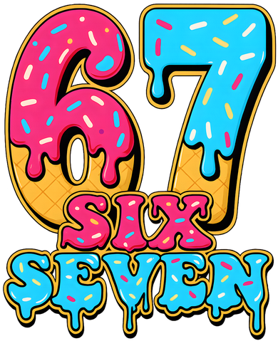 6-7 Baseball Drip Number 67 Player Or 67th Birthday Meme Women's Tank Top