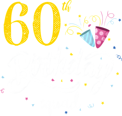 60th Birthday Squad 60 Party Crew Group Friends BDay Gift Beanie