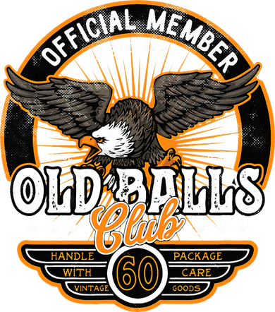60th Birthday Vintage 1963 Old Balls Club 60 For's 60th Doddie Hoodie