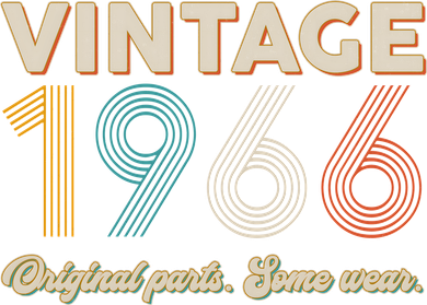 60th Birthday Vintage 1966 Original Parts Some Wear  Kids T-Shirt