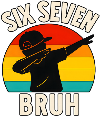 67 Meme 6-7 Numbers Dabbing Six Seven Bruh Golf Towel
