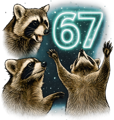 67 Meme Racoon Howling At The Moon 6-7 Tote Bag