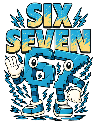 67 Meme Six Seven 6-7 Italian Brainrot Funny Toddler Long Sleeve