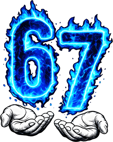 6-7 Meme Six Seven 67 Hands Meme Funny Kids T-Shirt