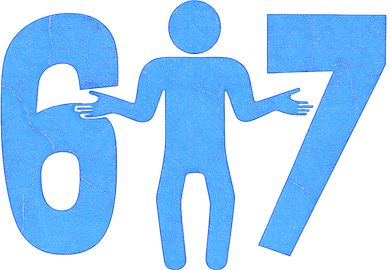 6-7 Stick Figure 67 Meme Doggie Tank