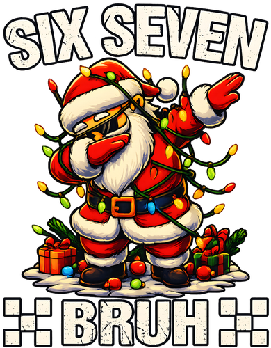 67 Six Seven Bruh Funny Christmas 6-7 Meme Women's T-Shirt
